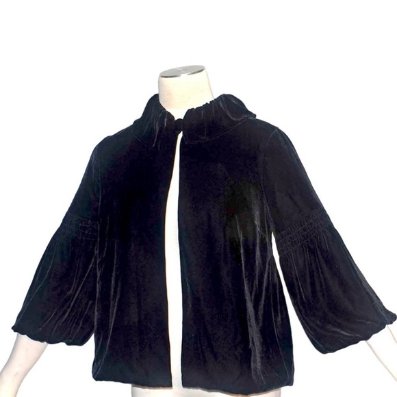 CAbi Jackets & Blazers - CAbi Black Velvet Dinner Jacket, Size Small, Excellent Condition!